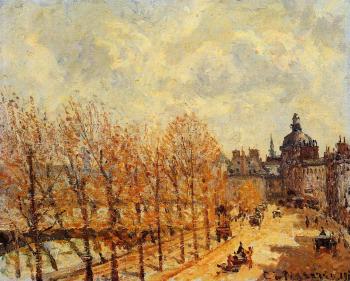 Camille Pissarro : Quai Malaquais, Morning, Sunny Weather